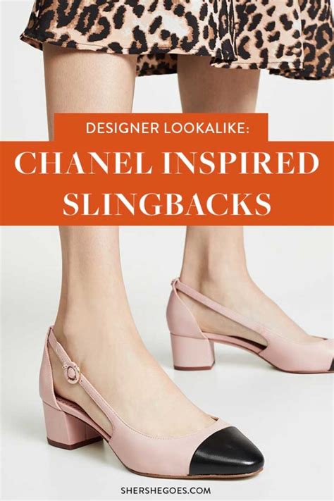 chanel shoes inspired|Chanel look alike shoes.